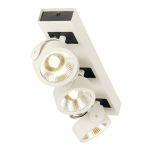 SLV Kalu Triple Wand und Deckenleuchte Aluminium Weiß 47W 3400lm - 830 Warmweiß | Dimmbar 