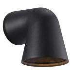 Nordlux Front Wandleuchte Aluminium Schwarz | Geeignet für GU10