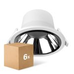 Mehrfachpackung 6x Noxion LED Downlight Apollo V2.0 15-25W 1740-2960lm 60D - 830/840 CCT | 220mm - Ausschnitt 200mm - Aluminium Reflektor