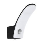 Eglo Wandleuchte Fiumicino Außenbeleuchtung Aluminium Schwarz 11.5W 1200lm - 830 Warmweiß