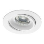 Noxion Einbau Spot Vision MR16 schwenkbar Weiß | Ausschnitt 69mm - GU10 Sockel