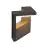 Ansell LED Wall Light Arco Graphite 11W 468lm - 830 Warm White | IP54