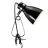 Nordlux Tischlampe Cyclone Clamp Metall Schwarz | Geeignet für 1x E14