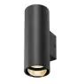 SLV Asto Aluminium Schwarz | Geeignet für 2x GU10