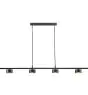 Nordlux Pendelleuchte Rail Clyde 20W 827 350lm 120D Schwarz - Metall | Dimmbar - Extra Warmweiß