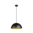 SLV Forchini M 40 Pendelleuchte Stahl Schwarz | Geeignet für 1x E27 