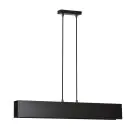 Emibig Pendelleuchte Gentor Stahl Schwarz | Geeignet für 3x E27 - Max 15W