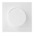 Noxion Drehbare Abdeckplatte für LED Dimmer | Harte Kante - Weiß
