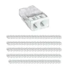 Mehrfachpackung 100x Wago 2273-202 Verbindungsdosenklemme Compact | 2 Draht Verbindung - Push Draht