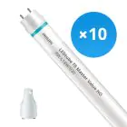 Mehrfachpackung 10x Philips LED Röhre T8 MASTER Value (EM/Mains) High Output 8W 1000lm - 830 Warmweiß | 60cm - Ersatz für 18W