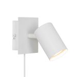 Nordlux Frida Applique Murale Métal Blanc | Convient pour GU10