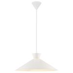 Nordlux Dial 45 Suspension Luminaire Métal Blanc | Convient pour 1x E27