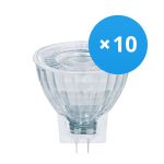 Lot 10x Osram Performance Spot LED Réflecteur GU4 MR11 2.8W 184lm 36D - 927 Blanc Très Chaud | Meilleur Rendu Des Couleurs - Dimmable - Équivalent 20W