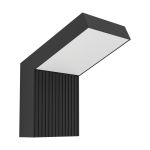 Eglo Applique Murale Grottazzolina Aluminium Noir 10W 1280lm - 830 Blanc Chaud | IP65