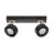 Ledvance LED Decor Spot Pluto Acier Noir 9.6W 615lm - 830 Blanc Chaud