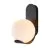 Nordlux Dalius Applique Murale Noir | Convient pour 1x E27
