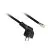 Câble Schuko Prise 3x0.75 3M Noir
