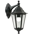 Nordlux Cardiff Down Applique Murale Aluminium Noir | Convient pour 1x E27