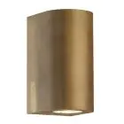 Nordlux Canto Applique Murale Laiton Dorée Up & Down | Convient pour 2x GU10