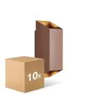 Lot 10x Nordlux Nico Applique Murale Aluminium Rouille Up & Down | Convient pour 2x GU10