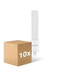 Lot 10x Noxion Lucent PL-S LED 4.3W - 827 Blanc Très Chaud | 2-Pins - Équivalent 9W