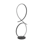 Eglo Lampadaires Salon Serpins Aluminium Acier Noir 20W 2500lm - 830 Blanc Chaud | IP20