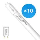 Lot 10x Noxion Tube LED T8 Avant (EM/Direct 230V) Standard Output 19W 2300lm - 865 Lumière Du Jour | 150cm - Équivalent 58W